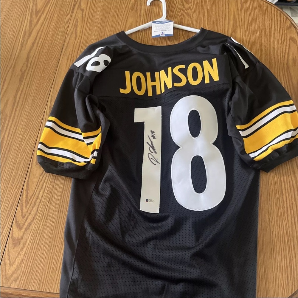 Diontae Johnson Pittsburgh Steelers Autographed Jersey Black